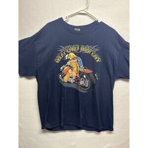 Great Lakes Burn Camp Niles Burn Run T Shirt Men's XL 2014 Motorcycle Fireman